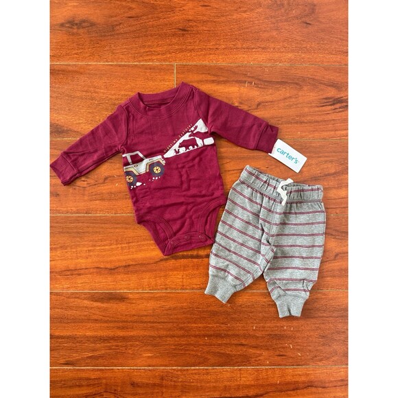 Carter’s Night Time Explorer Bodysuit and Pants Set 12m - Picture 2 of 5